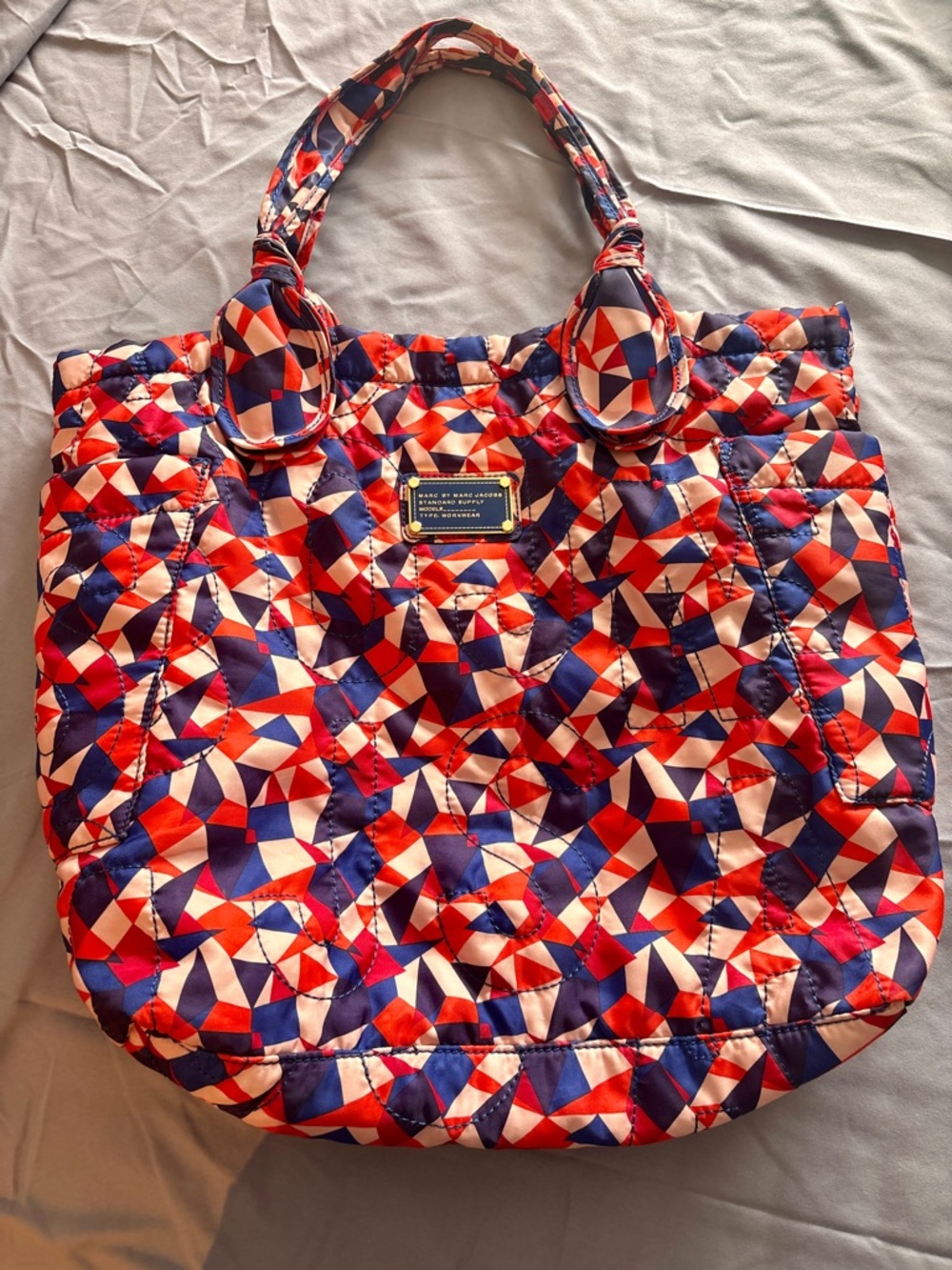Marc Jacobs Quilted Geometric Tote Bag